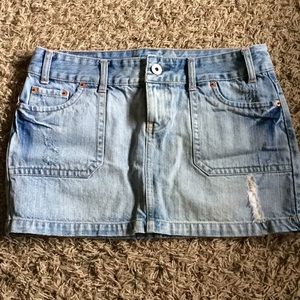 American Eagle mini jean skirt